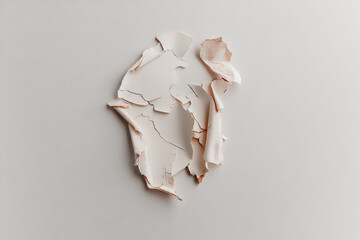 Abstract beige flaking paint texture background image art old wall worn pale cream design grunge