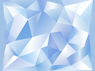 Fototapeta premium Abstract geometric pattern featuring blue shades and sharp angles, ideal for backgrounds
