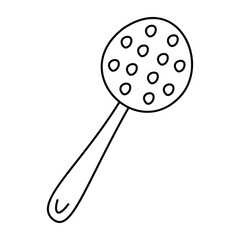 Hand drawn skimmer. Doodle illustration