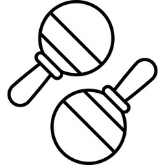 Colombia - icon - Black Outline - illustration