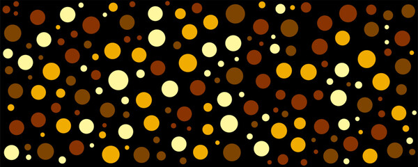 Abstract golden glitter light bokeh defocused isolated on the black background for overlay design