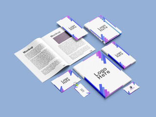 Corporate business stationary template for corporate identity  