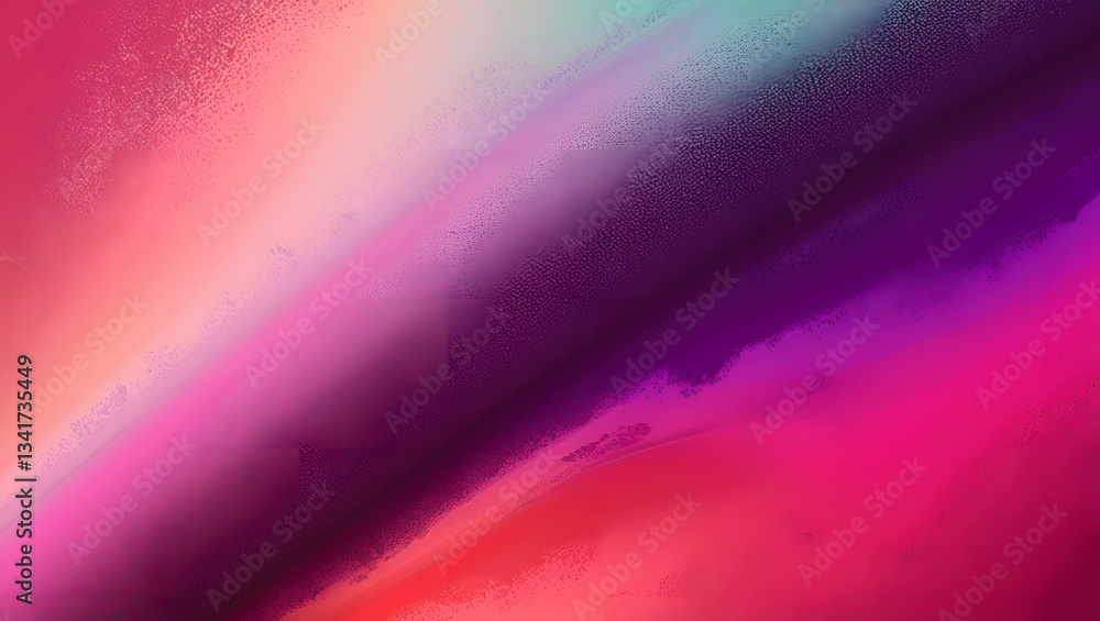 Poster vibrant abstract strokes: a dynamic and colorful display of abstract strokes, blending various shade
