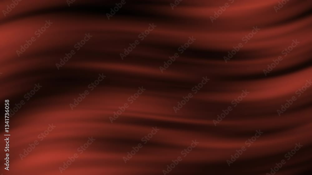 Poster a smooth, undulating surface in warm red tones, creating a sense of depth and fluidity.
