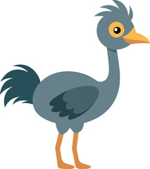 vector illustration of a goose