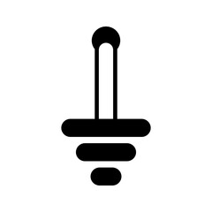Industrial ground icon simple vector. Electric circuit. Central computer