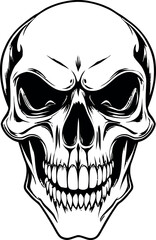 Modern Head Vector Illustration Head Vector Design