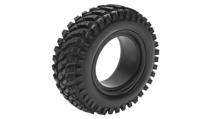 car tire isolated on white background