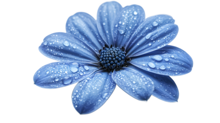 Dew-Kissed Blue Blossom