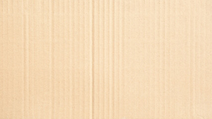 Fototapeta premium Brown Carton box kraft paper background texture with vertical lines