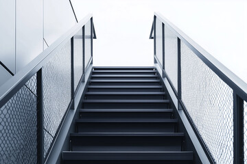 minimalist iron stairs suitable for balconies