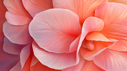 Close-up of a soft pink flower with intricate textures and delicate details, showcasing its natural beauty and vibrant color.