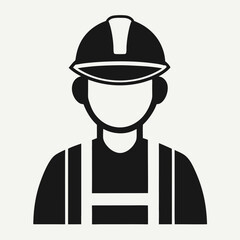 construction worker with helmet