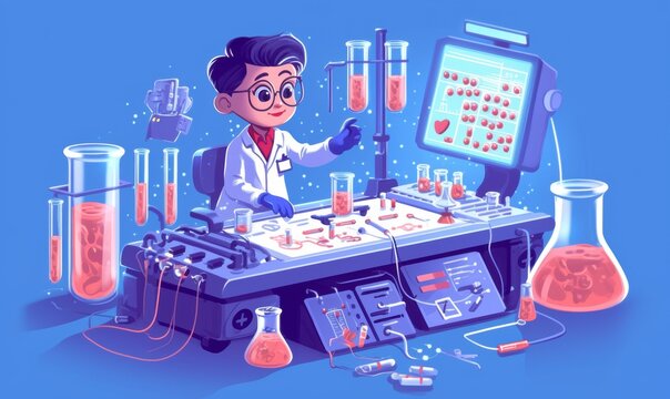 医学实验室里探索未知科学