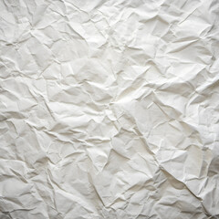 Obraz premium white light wrinkled paper texture background. Space paper textured background.