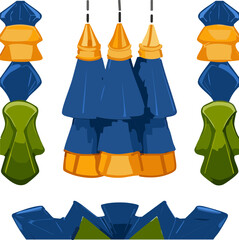 vector illustration of clothes