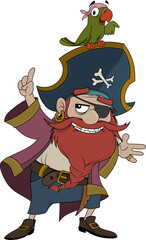Pirate with the Parrot