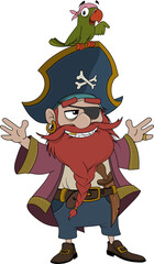 Pirate with the Parrot