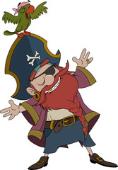Pirate with the Parrot
