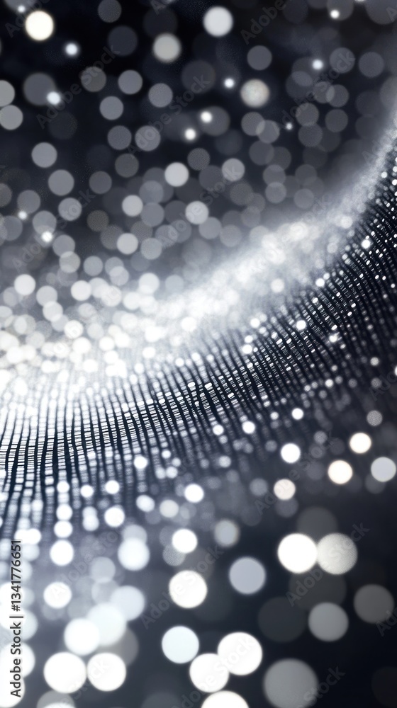 Poster abstract light bokeh pattern creating a shimmering effect