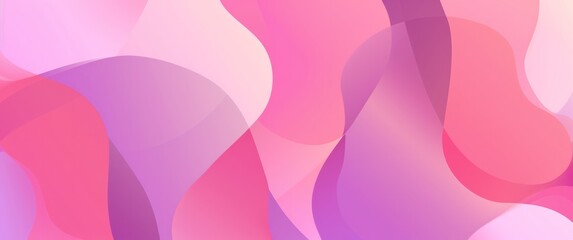 Fototapeta premium Abstract gradient pink illustration pastel wave fluid creativity flowing effect dynamic purple featuring smooth curves colourful.