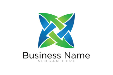 Modern Arrow Vector Logo concept, Simple Arrow logo designs concept. 