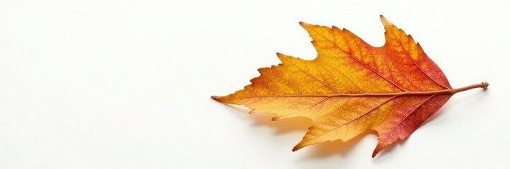 Dried leaf on white background with intricate veins, leaves, texture