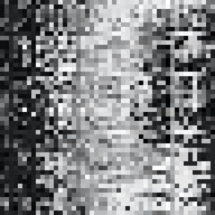 Pixel art shiny glitters. Shimmering silver grid. Abstract disco glittering geometric texture background
