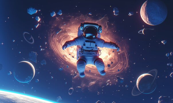 未来科技宇航员星球探索者