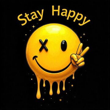  Emogy Happy stay vector
