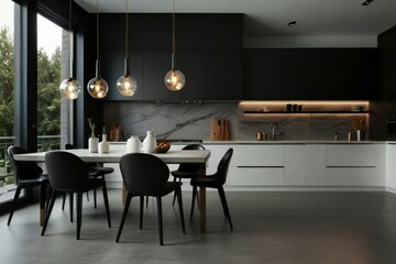 interior of a restaurant