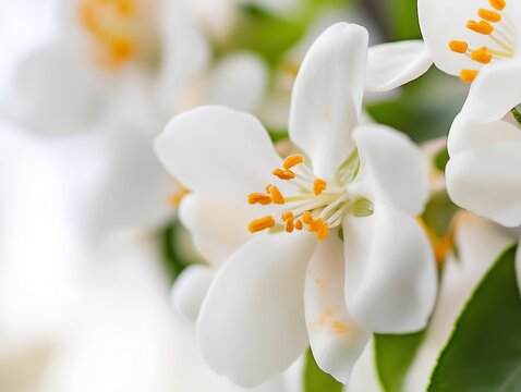 white flowers