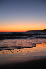 Fototapeta premium sunset over the sea