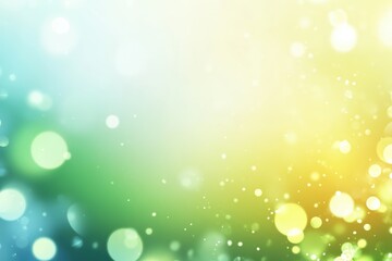 Obraz premium カラフルな光の粒が浮かぶ穏やかな背景の風景