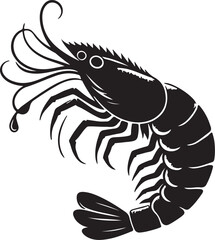 Fresh Shrimp on Ice: High-Quality Stock Image for Seafood and Culinary Themes