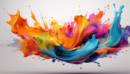 Fototapeta premium abstract colorful splashes background