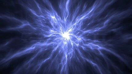 Obraz premium A bright central burst with radiating lines of energy