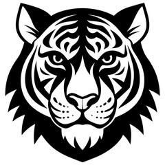 Obraz premium tiger head vector