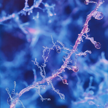 Using a cryo-microscope adapter, frost forming on ice dendrites on the surface of a blueberry was captured