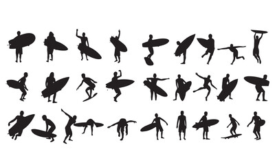 Jumping People Silhouettes