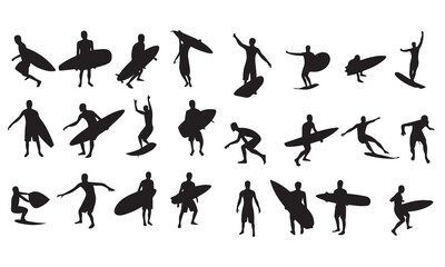 Jumping People Silhouettes