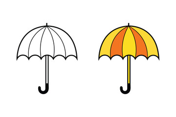 umbrella vector illustration. © TOUFIQ