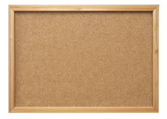 Bulletin Board isolated on a transparent background.