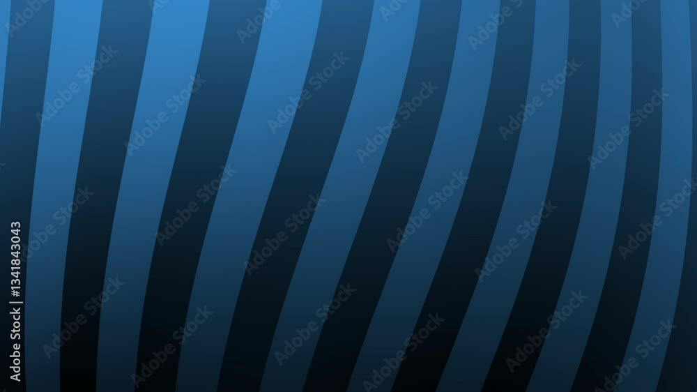 Poster a smooth abstract pattern featuring wavy lines in varying shades of blue, creating a soothing visual