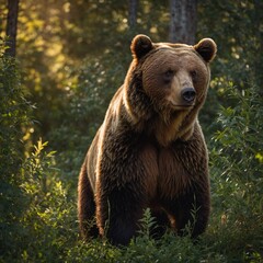 Fototapeta premium brown bear cub