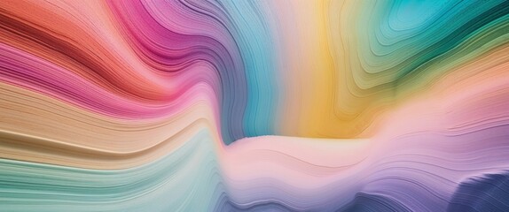 Obraz premium Abstract artwork featuring vertical color gradients and layered textured appearance