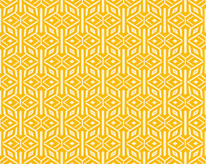 Geometric pattern background in yellow color.