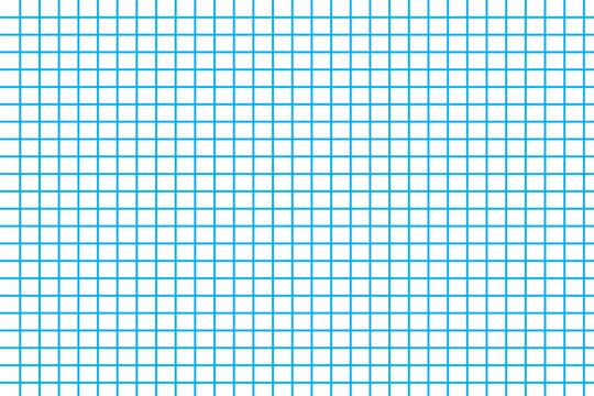 Grid paper Grid mesh Squared. Mathematics pattern. Notebook sheet blank. Typography template for making notebooks production, for school. Education backdrop. Colors Grid texture on white background. 