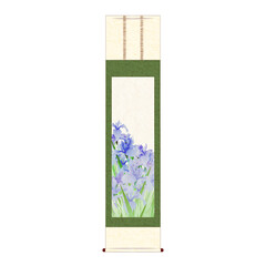 菖蒲の掛け軸