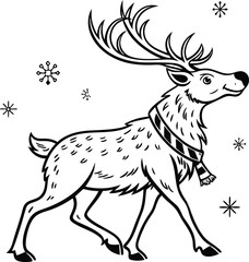 deer with a big horns